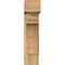 Ekena Millwork Merced Block Rough Sawn Bracket w/ Offset Brace, Western Red Cedar, 8"W x 22"D x 34"H BKT0806X22X34MRC05RWR - alternate 2